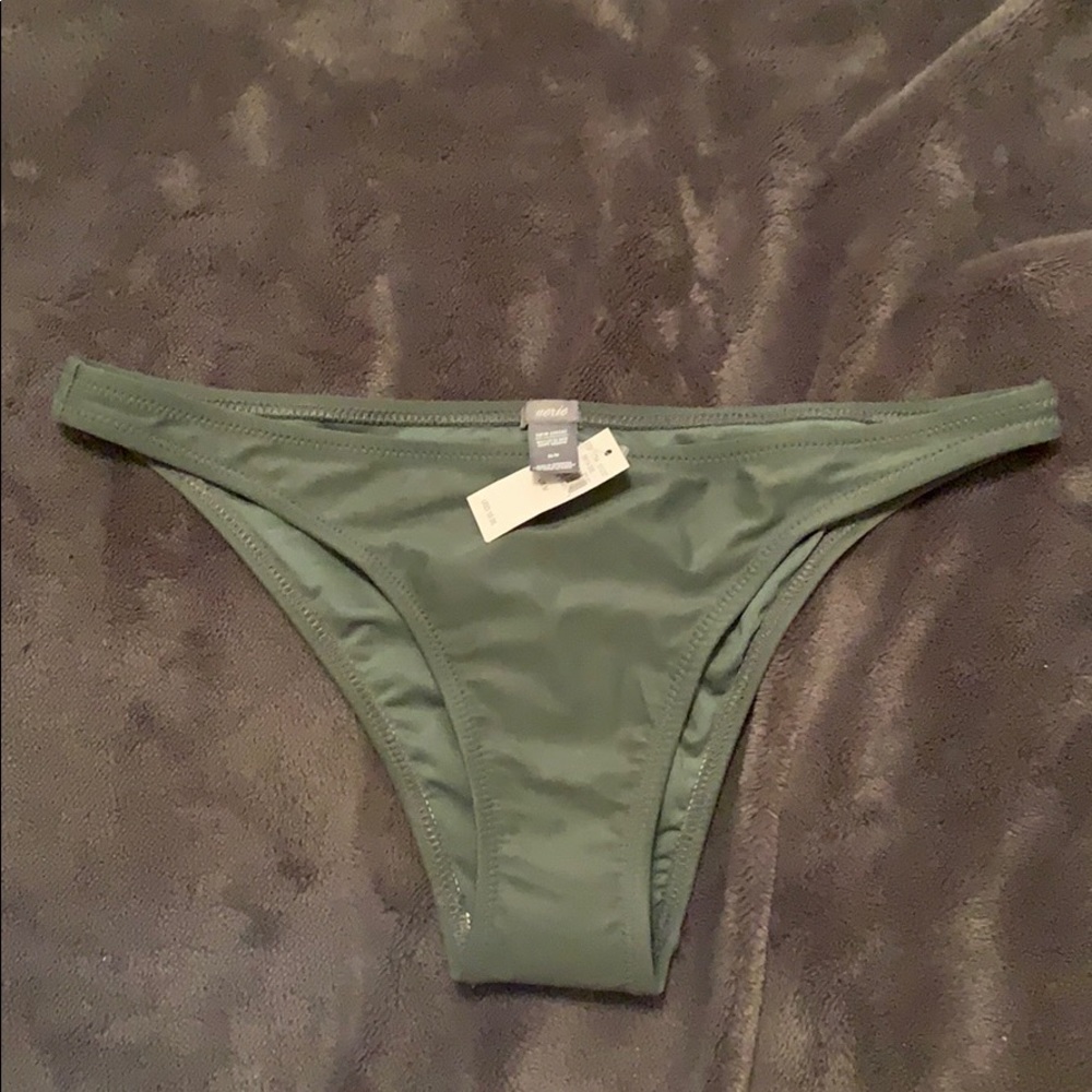 Aerie cheeky green bikini swim bottom